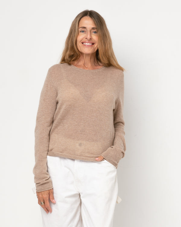 Pull WOOL - Col rond - 90% Laine 10% Cachemire