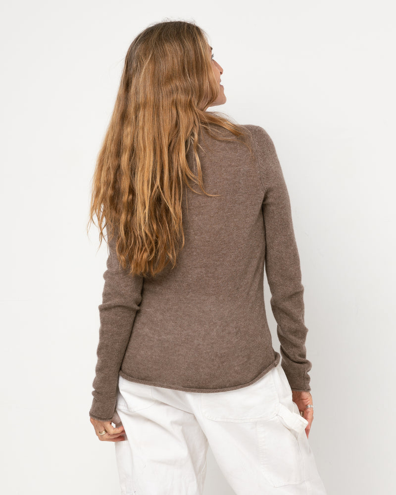 Pull WOOL - Col rond - 90% Laine 10% Cachemire