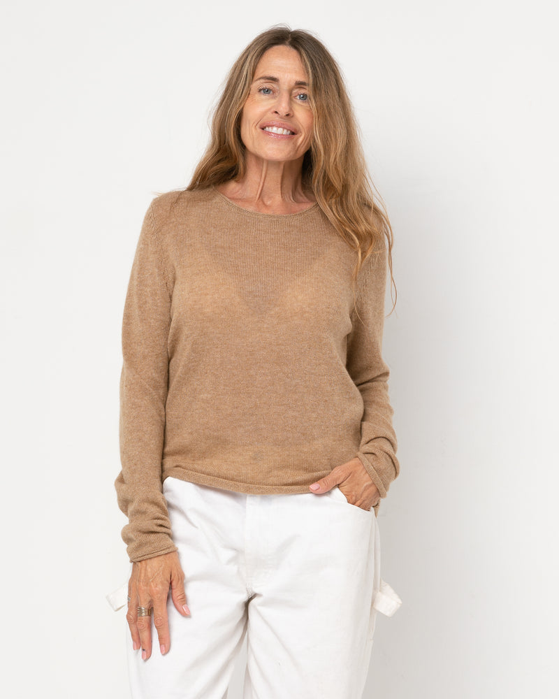 Pull WOOL - Col rond - 90% Laine 10% Cachemire