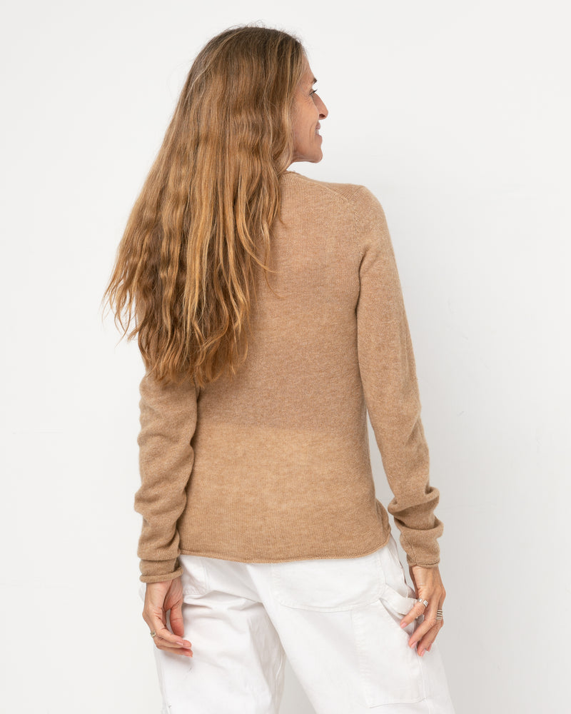 Pull WOOL - Col rond - 90% Laine 10% Cachemire