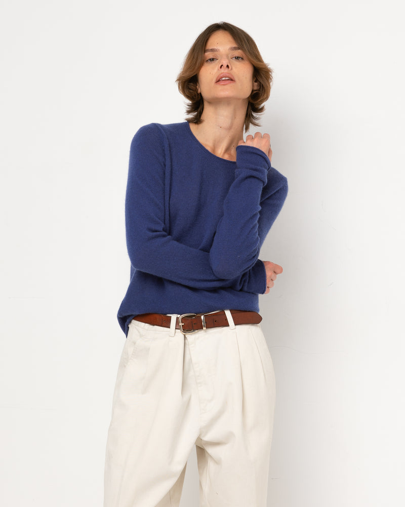 Pull WOOL col rond - 90% Laine 10% Cachemire