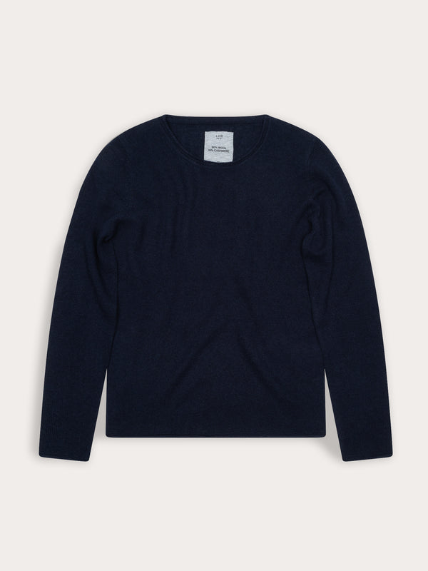 Pull Wool col rond - 95% Laine 5% Cachemire