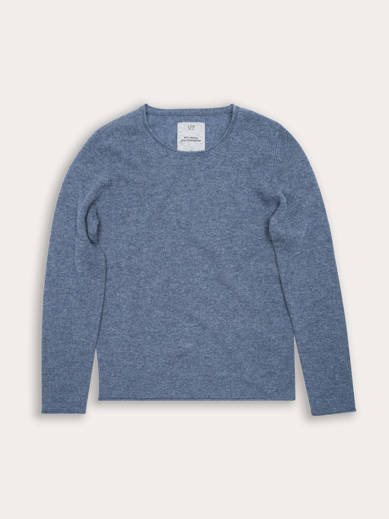 Pull Wool col rond - 95% Laine 5% Cachemire