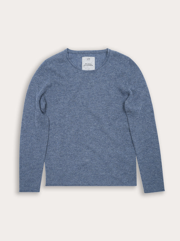 Pull Wool col rond - 95% Laine 5% Cachemire
