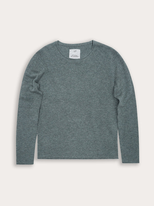 Pull Wool col rond - 95% Laine 5% Cachemire