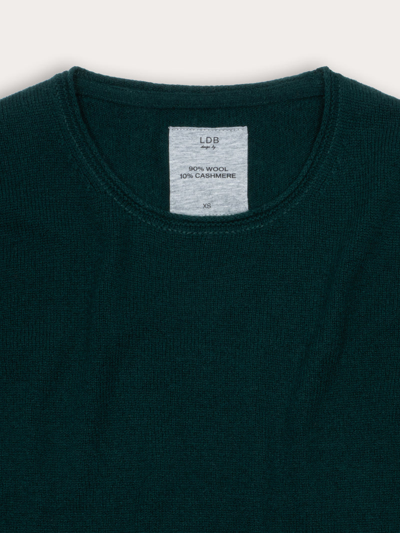 Pull Wool col rond - 95% Laine 5% Cachemire