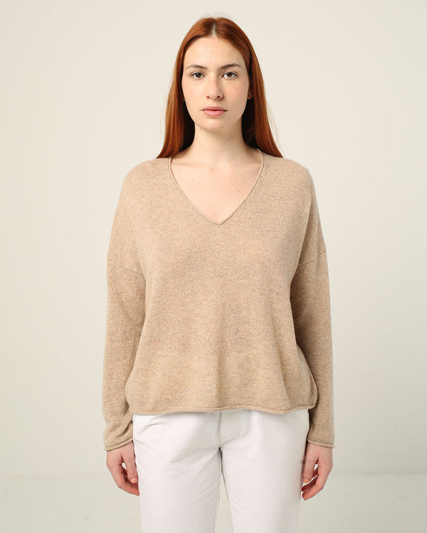 FFRESH V-neck sweater - 100% cashmere