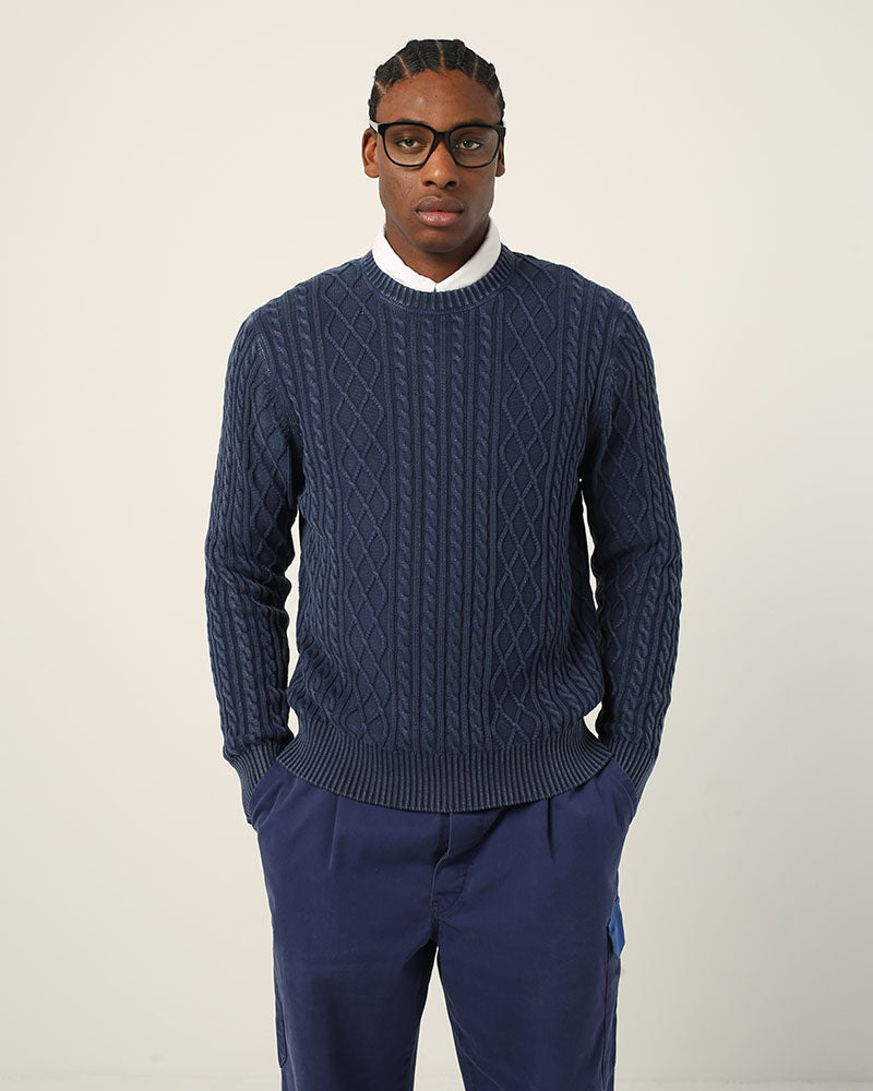 Indigo sweater - 100% cotton