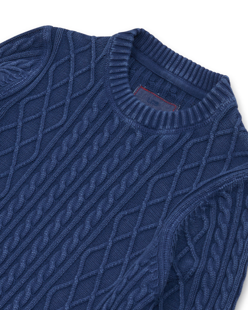 Indigo sweater - 100% cotton